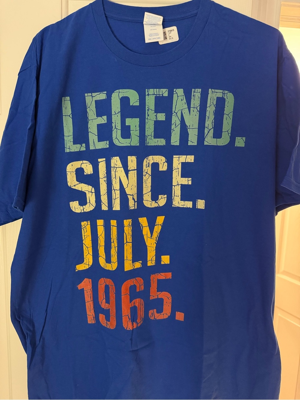Legend. Since. July. 1965. Graphic Tee - Blue